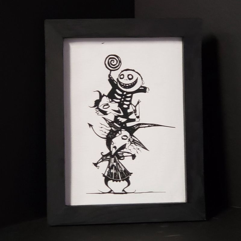 Halloween Collection-Lock, Shock, &amp; Barrel framed