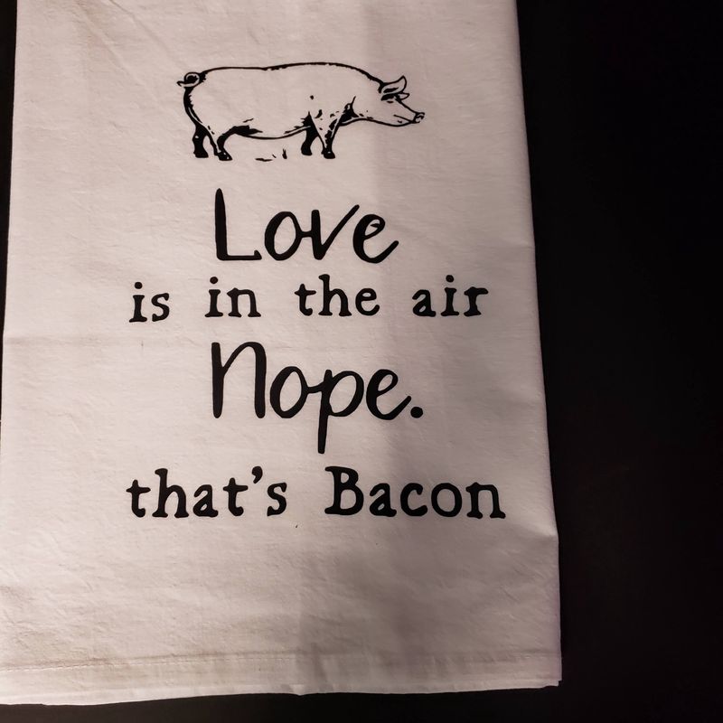 Flour Sack Towels-Bacon