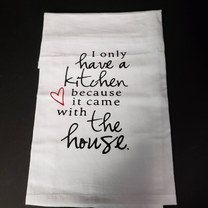 Flour Sack Towels-Kitchen comes with house