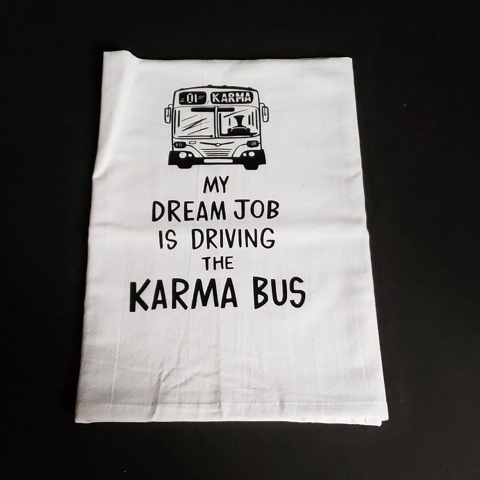 Flour Sack Towels-Karma Bus