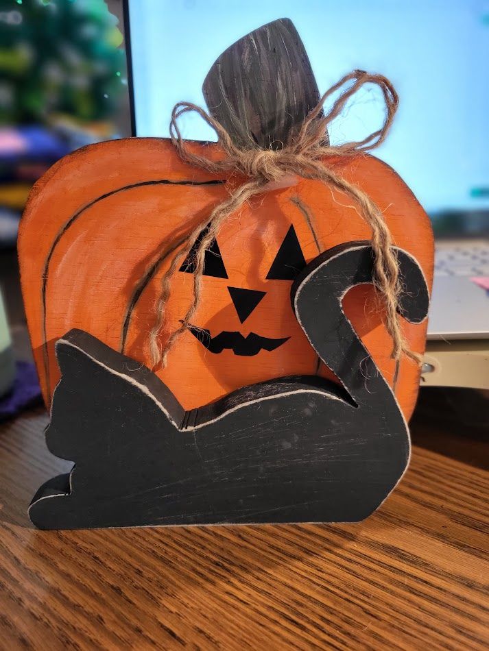 Cat &amp; Pumpkin