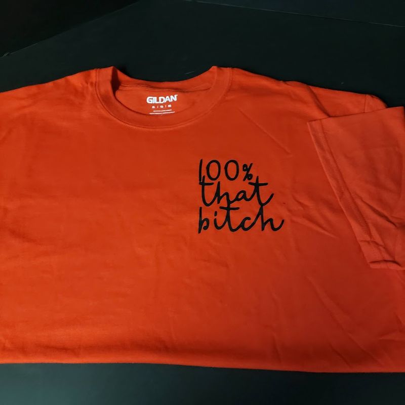 T-Shirts-100% Bitch