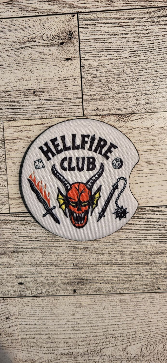 Car Coasters- Individual-Hellfire Club