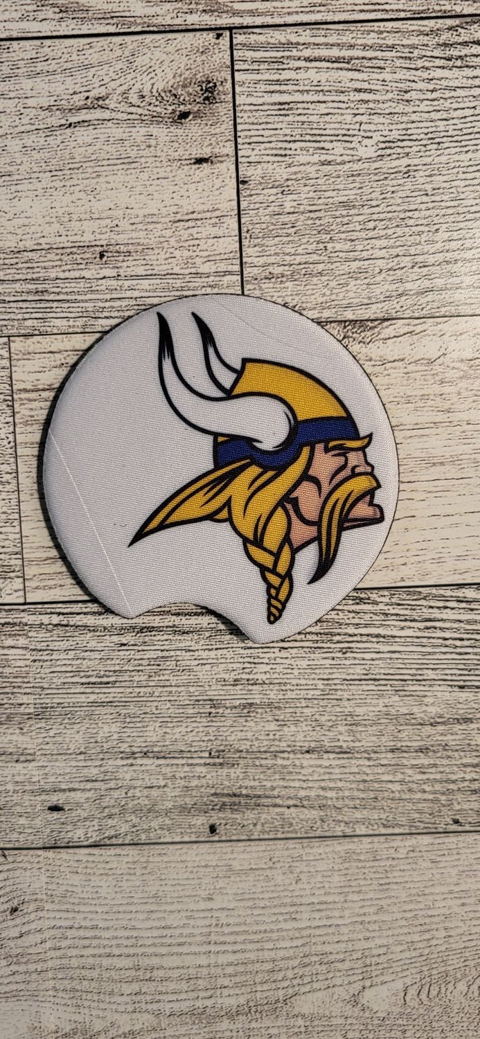 Car Coasters- Individual-MN Vikings