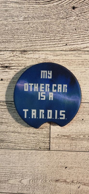 Car Coasters- Individual-My other ride is the Tardis