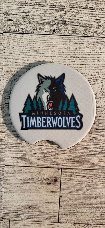Car Coasters- Individual-Timberwolves
