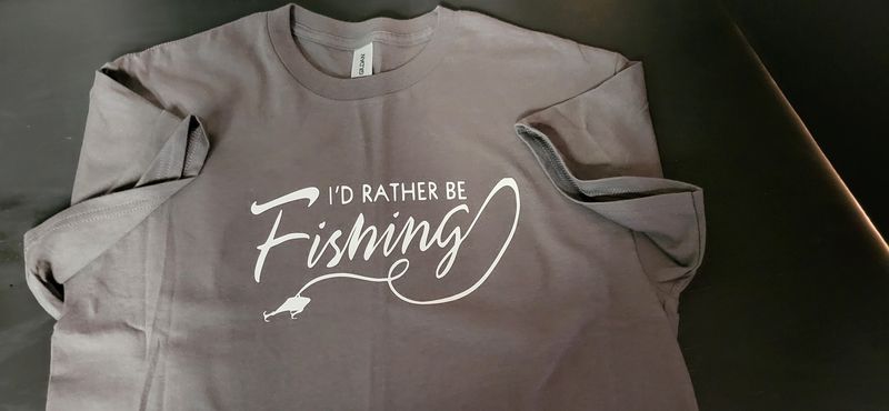 T-Shirts-Rather be fishing