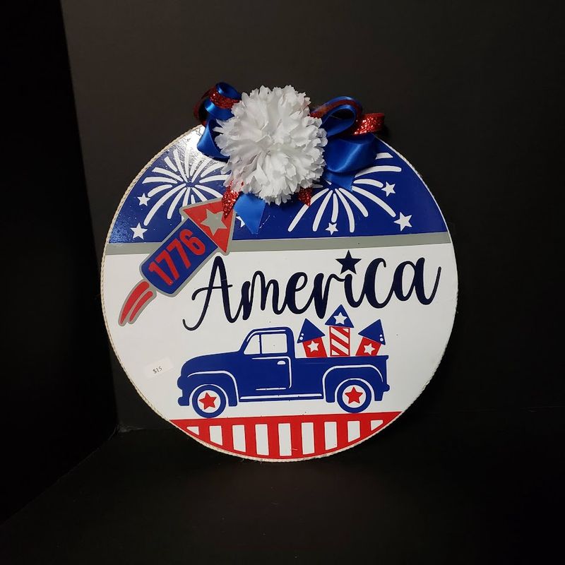 Summer time Signs-July 4th - America