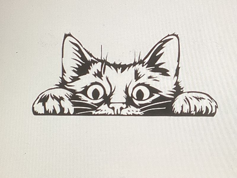 Decals-Kitten Peeker