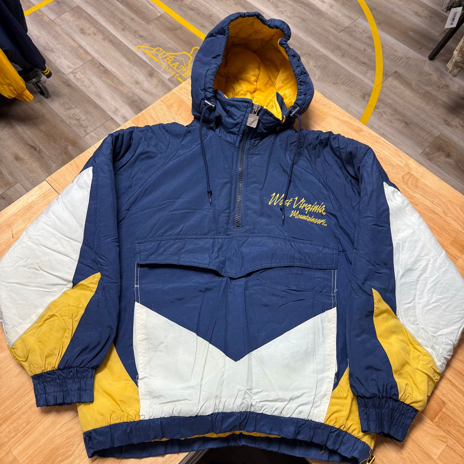 WVU Logo 7 Puffer Medium