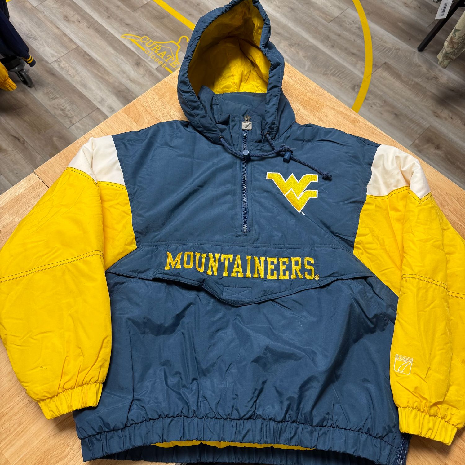 WVU Logo 7 Puffer Large