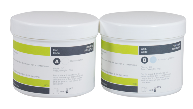Universal-silicone 70 shore - 1 KG A+B