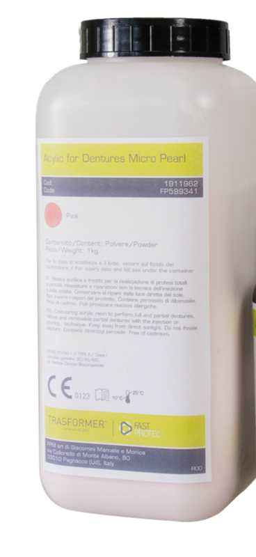 Resina Microperlata ROSA VENATA PER PROTESI