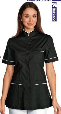 Casacca panarea nero bordo bianco taglia S