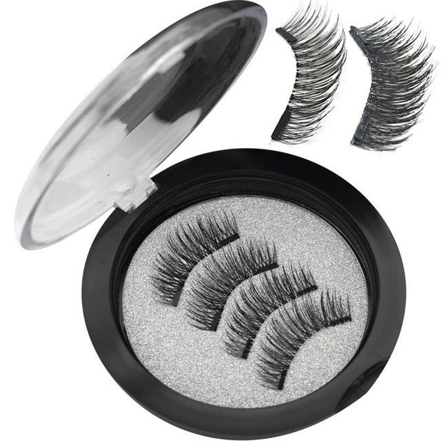 Magnet eyelashes magnetic eyelashes, Specification: 24PBlack