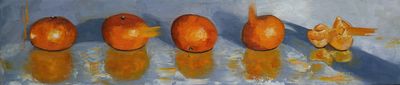 Oranges des mandarins