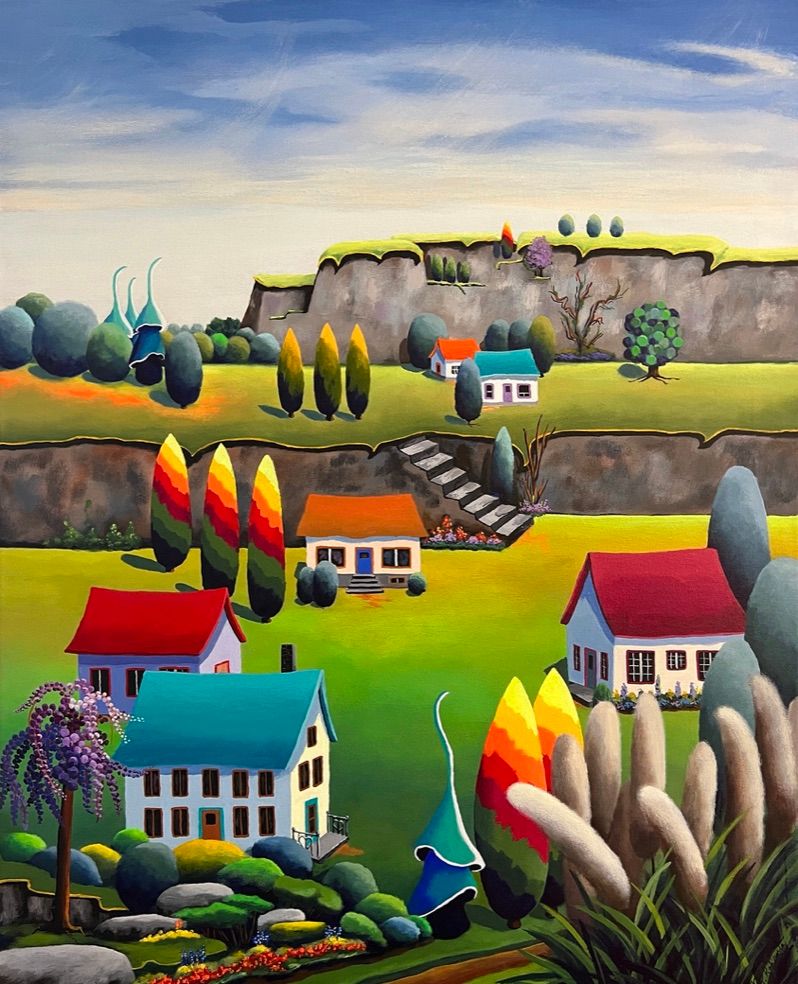 Au pied de la falaise