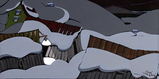 Lumière sur la neige