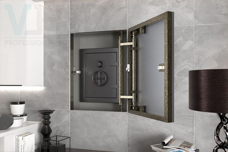 Tiled access doors