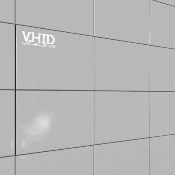 Tile hidden inspection access door of increased load capacity, mod. Secretor. Push to Open