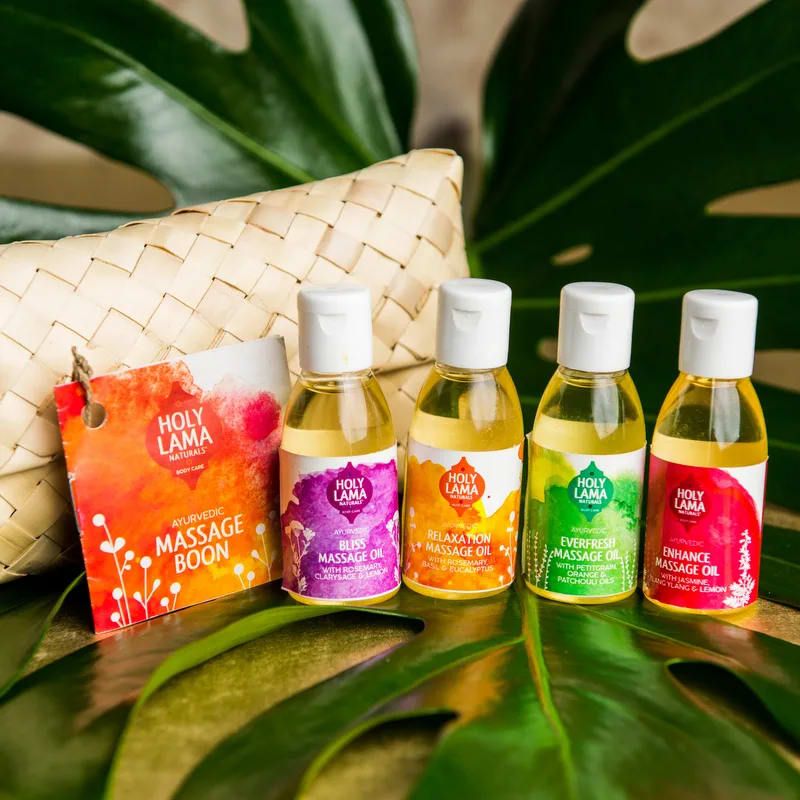 Holy Lama Ayurvedische Massage Boon geschenkset