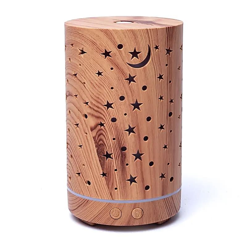 Aroma diffuser Starlight houtmotief