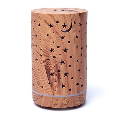 Aroma diffuser Starlight houtmotief