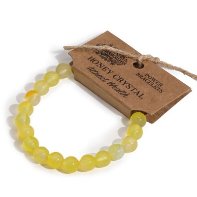 Armband - Honingkristal