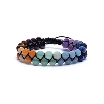Armband chakra dubbele rij verstelbaar