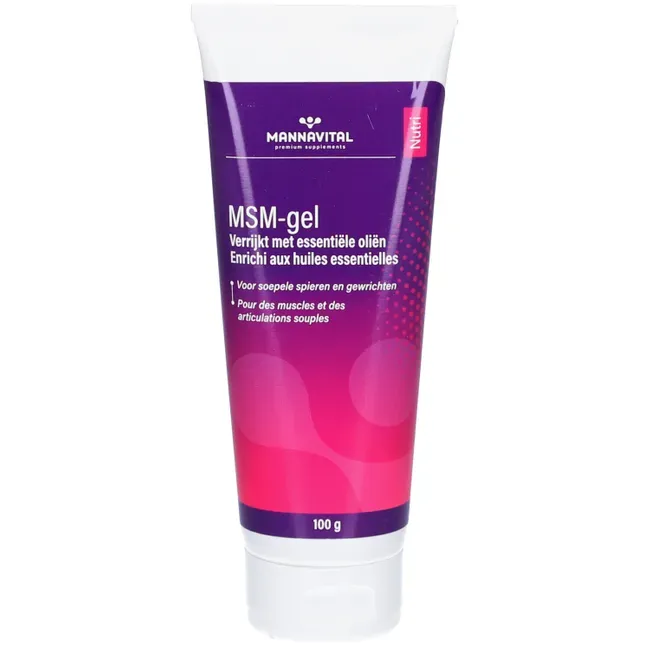 MSM gel verrijkt met essentiële oliën
