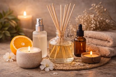 Huis Parfums met etherische oliën