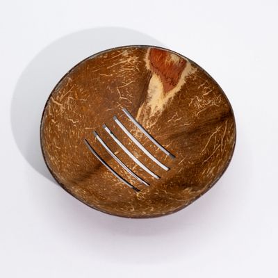 Zeepbakje Kokosnoot - Rond - 11cm