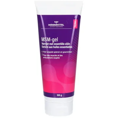 MSM gel verrijkt met essentiële oliën