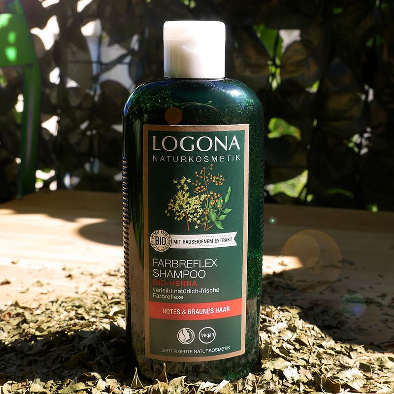 Shampoo voor rood en bruin haar met biologisch henna-extract