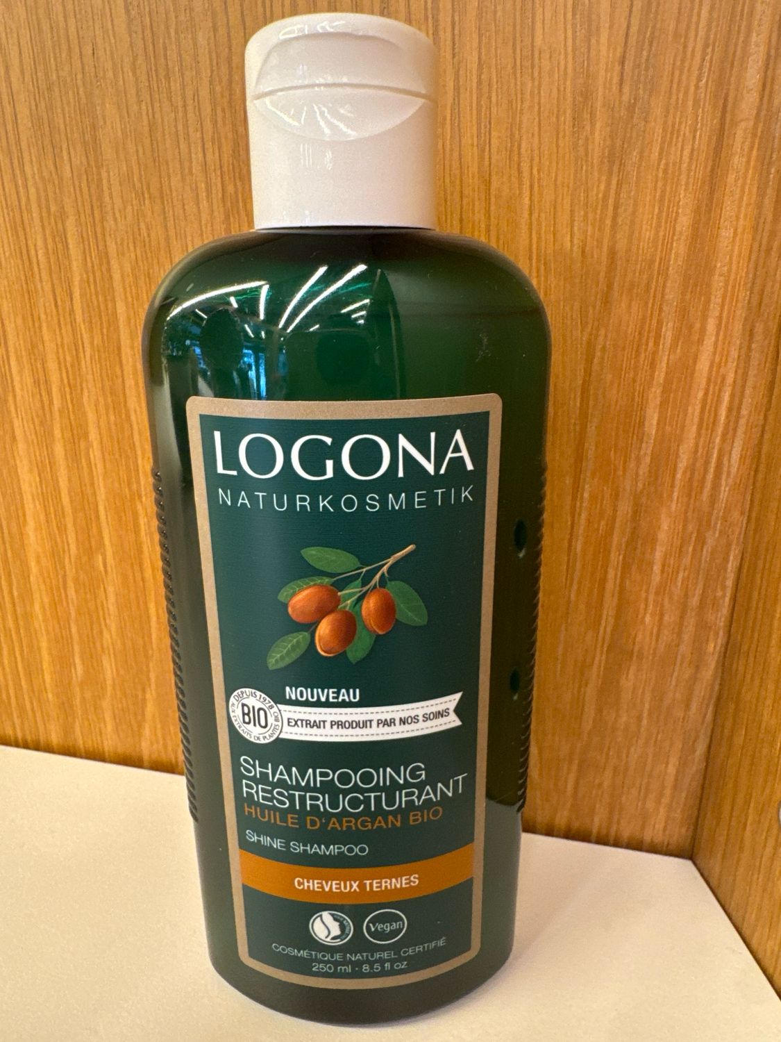 Glans-shampoo met biologische arganolie - 250 ml