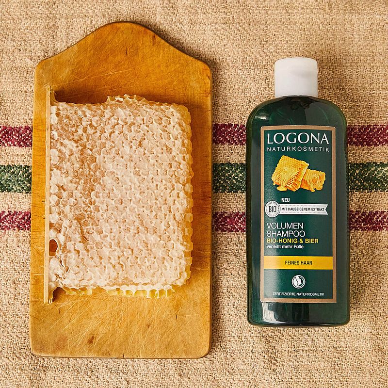 Volume shampoo met biologisch honing &amp; bier - 250 ml