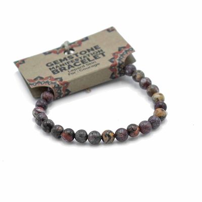 Armband - Luipaard Jaspis - Moed