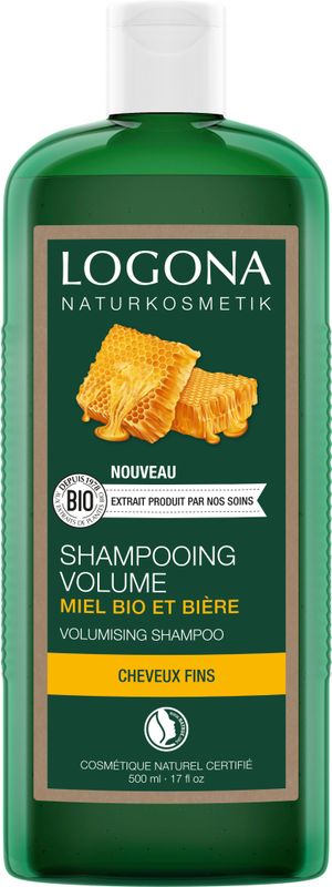 Volume shampoo met biologisch honing &amp; bier - 500 ml