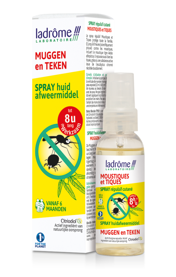 Spray huidafweermiddel muggen en teken