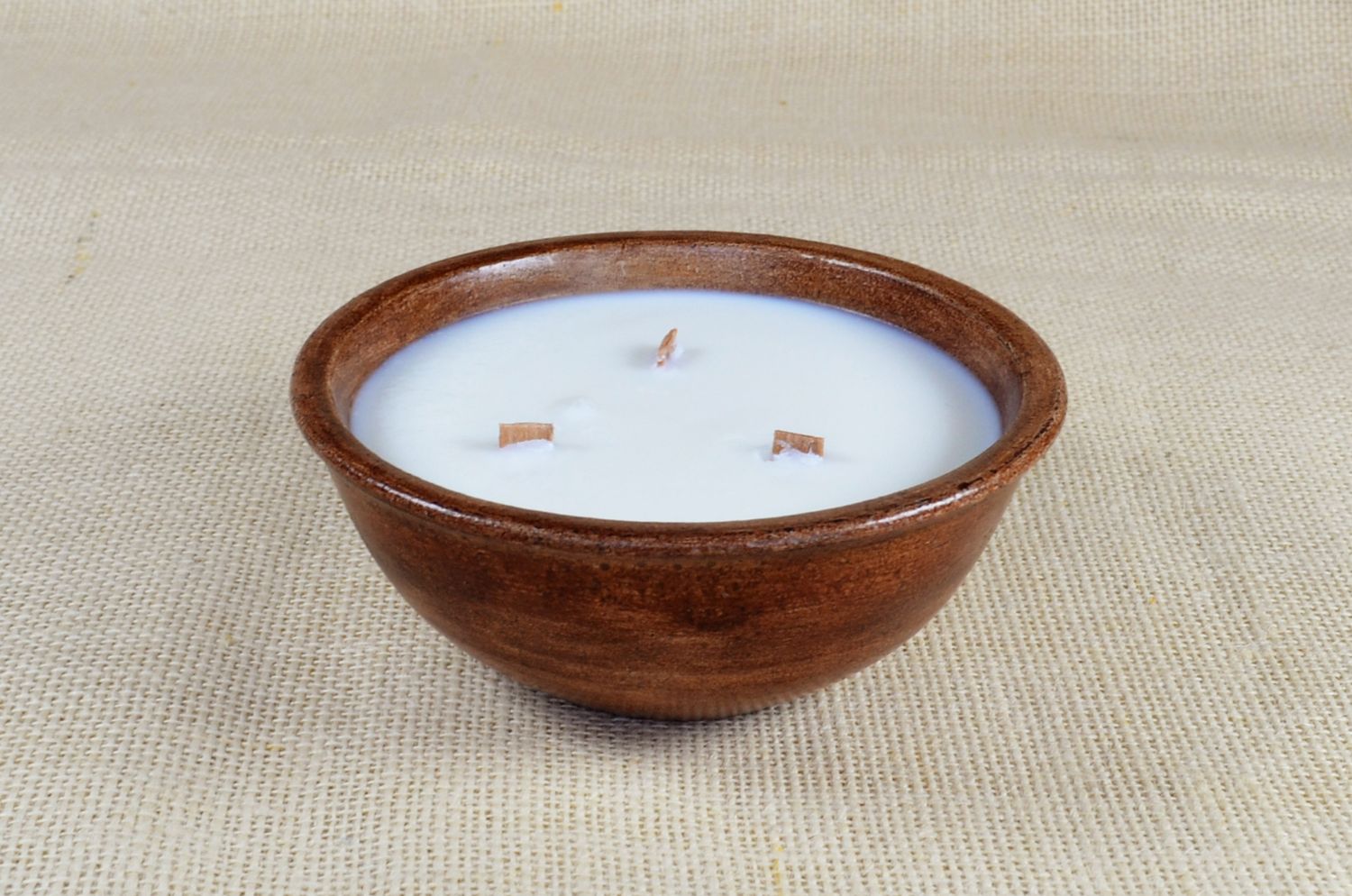 Hand-Painted Terracotta Soy-Coconut Candle, 10 oz, available in 2 Fragrances/Colors