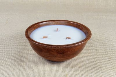 Hand-Painted Terracotta Soy-Coconut Candle, 10 oz, available in 2 Fragrances/Colors