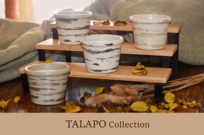 Set of 4 Hand-Painted Terracotta Soy-Coconut Candles, 4.5 oz. each, available in 4 Fragrances/Colors - TALAPO Collection