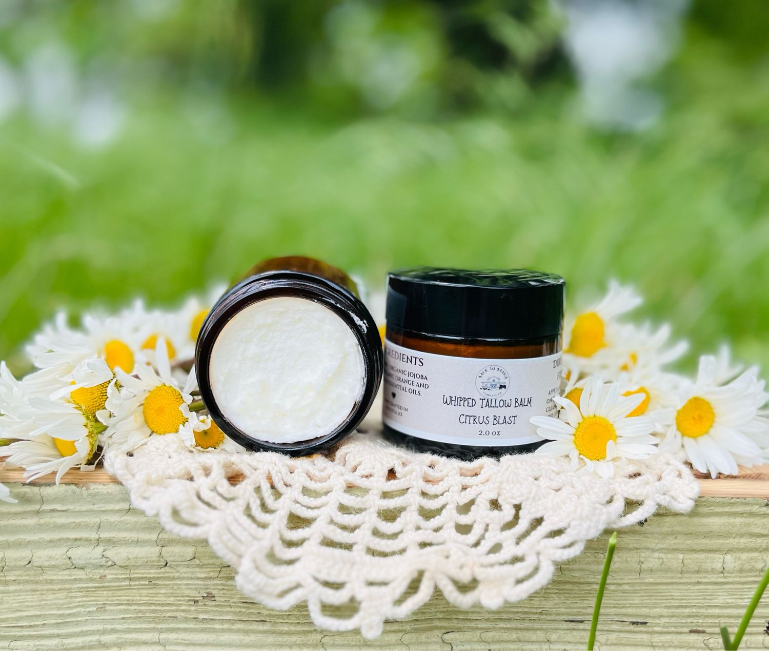 4oz Whipped Tallow Balm- Citrus Blast