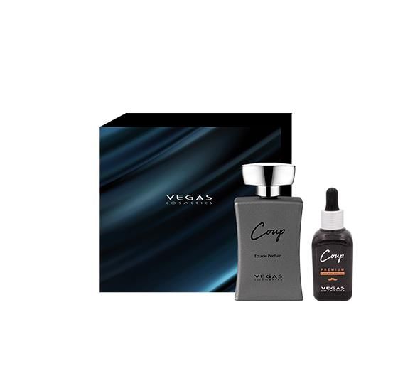 3-teilig im Set :   Bart-, Gesichtsöl und Eqau de Parfum men   "!Coup"   Sie sparen 8,00 €
