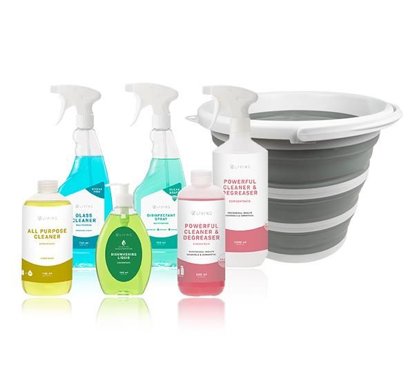 Haushaltsreinigung   5-teilig inkl. Klappeimer   "Home Care Pack"