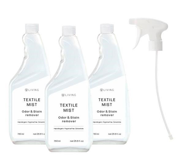 Frischmacher und Geruchsneutralisator   "Textile Mist + Slain remover"   3x750ml