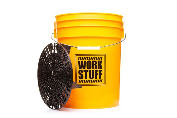 Bucket yellow 20l WASH + separator black