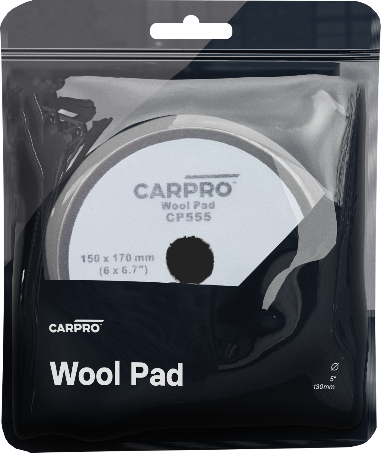 CARPRO - CUT&amp;SHINE WOOL PAD 130MM