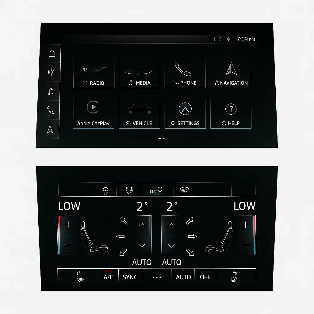 DISPRO Screenprotector Audi Q8 e-tron – Matte Anti-Fingerprint