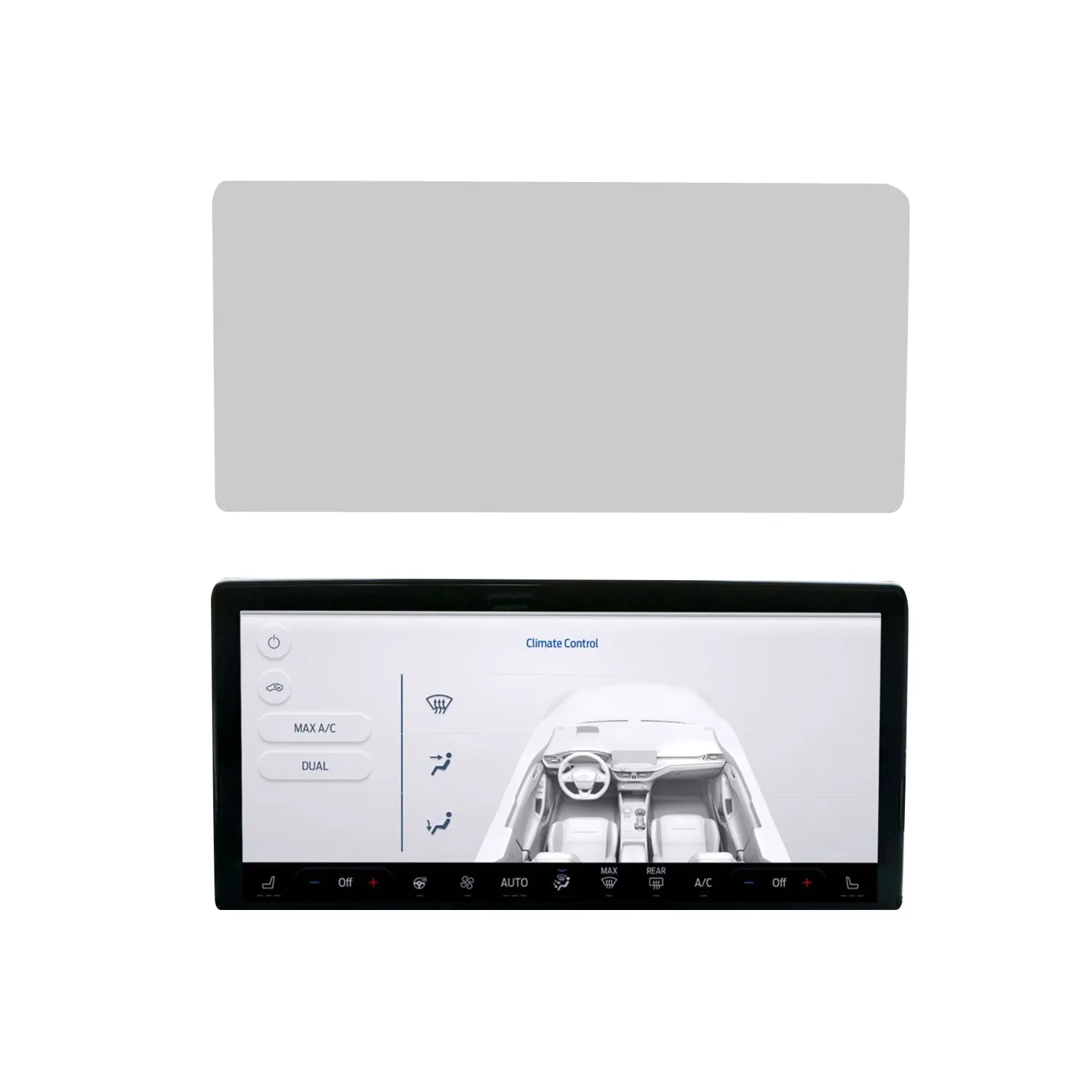 DISPRO Screenprotector voor Ford Focus SYNC 4 – Matte Antifingerprint